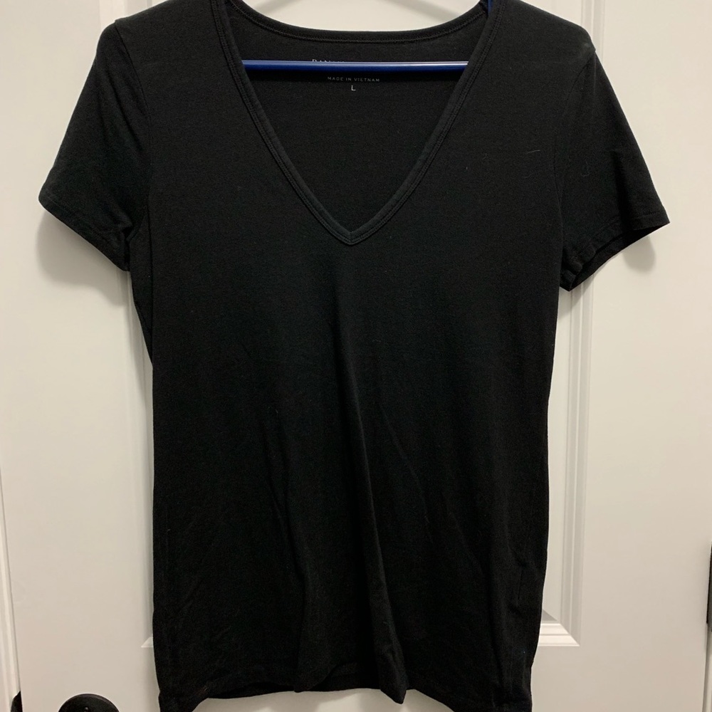 Banana Republic Black V Neck